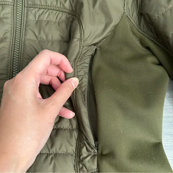 Lululemon Athletica Green Quilted Utility Jacket - Picture 8 of 11
